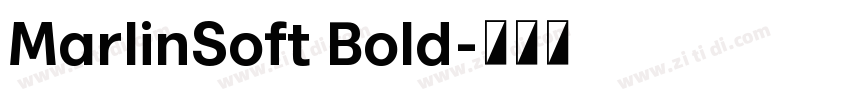 MarlinSoft Bold字体转换
